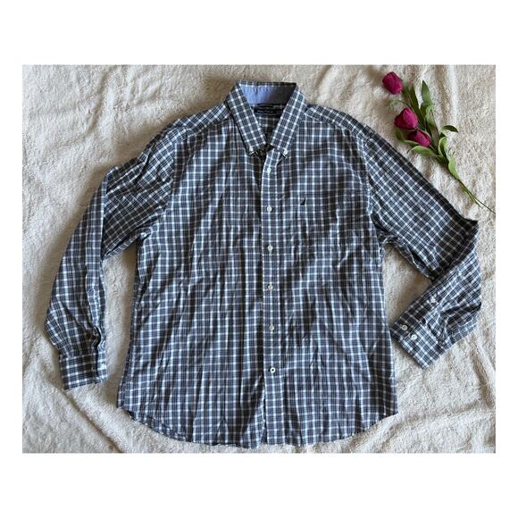 Nautica Other - Nautica Plaid Dress Shirt XL